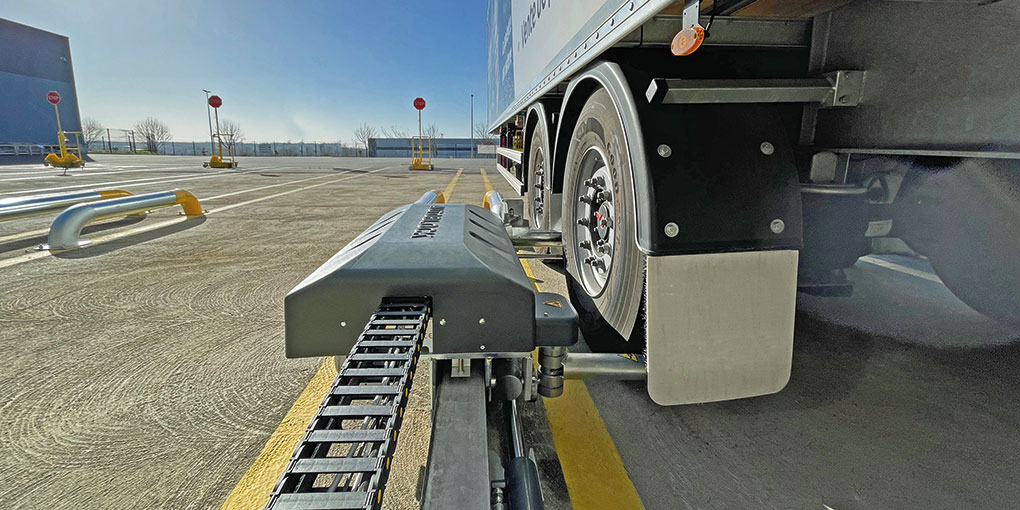 Wheel‑Based Truck Restraint System at Loading Docks