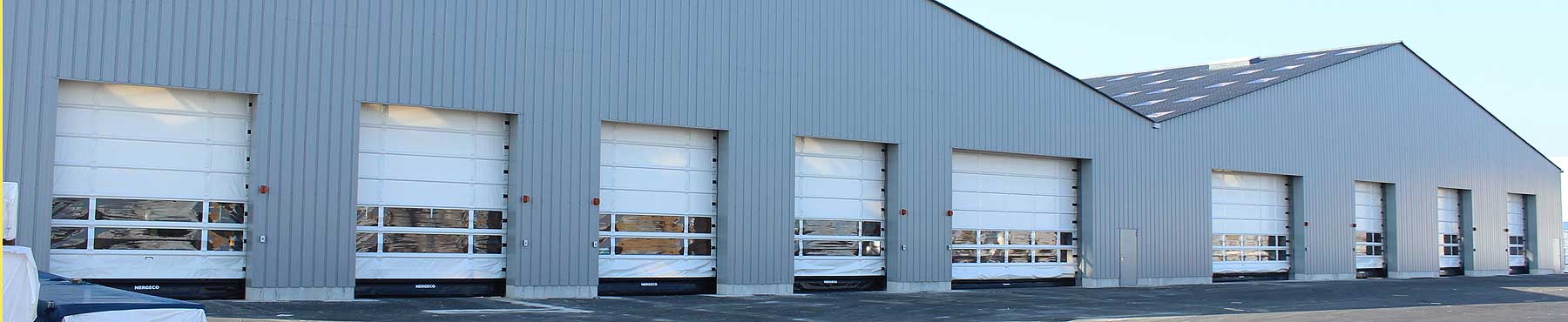 Portes souples rapides pour l'extérieur